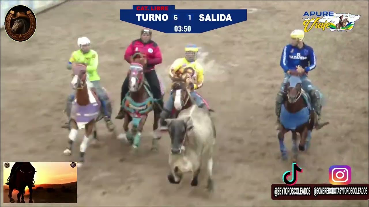 TURNOS 4 5 6 FERIAS DE ELORZA 2026 APURE EN UN VIAJE VIERNES  M BOLIVAR W LLOVERA P GIRON MARTINEZ..