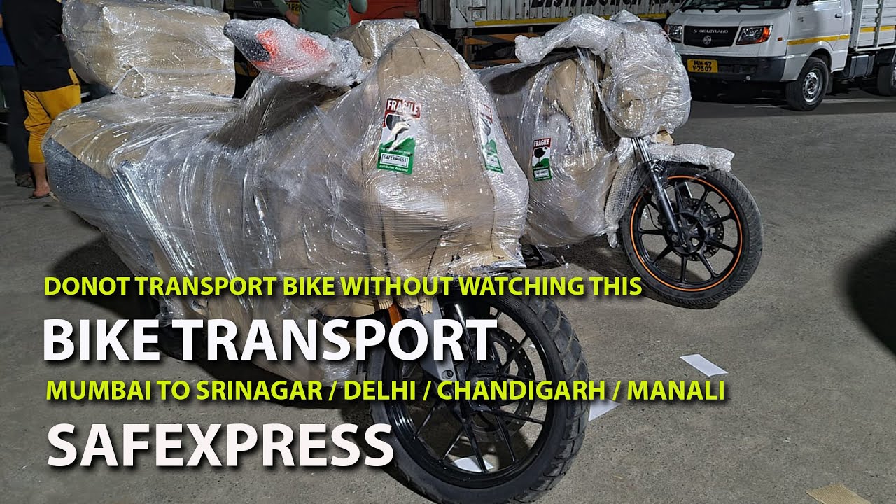 BIKE TRANSPORT MUMBAI TO SRINAGAR || SAFEXPRESS HIDDEN CHARGES || DOMINAR 400 || LADAKH RIDE