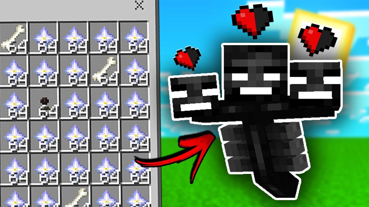 FARM DE WITHER BOSS SIMPLES E EFICIENTE PARA MINECRAFT BEDROCK 1.21