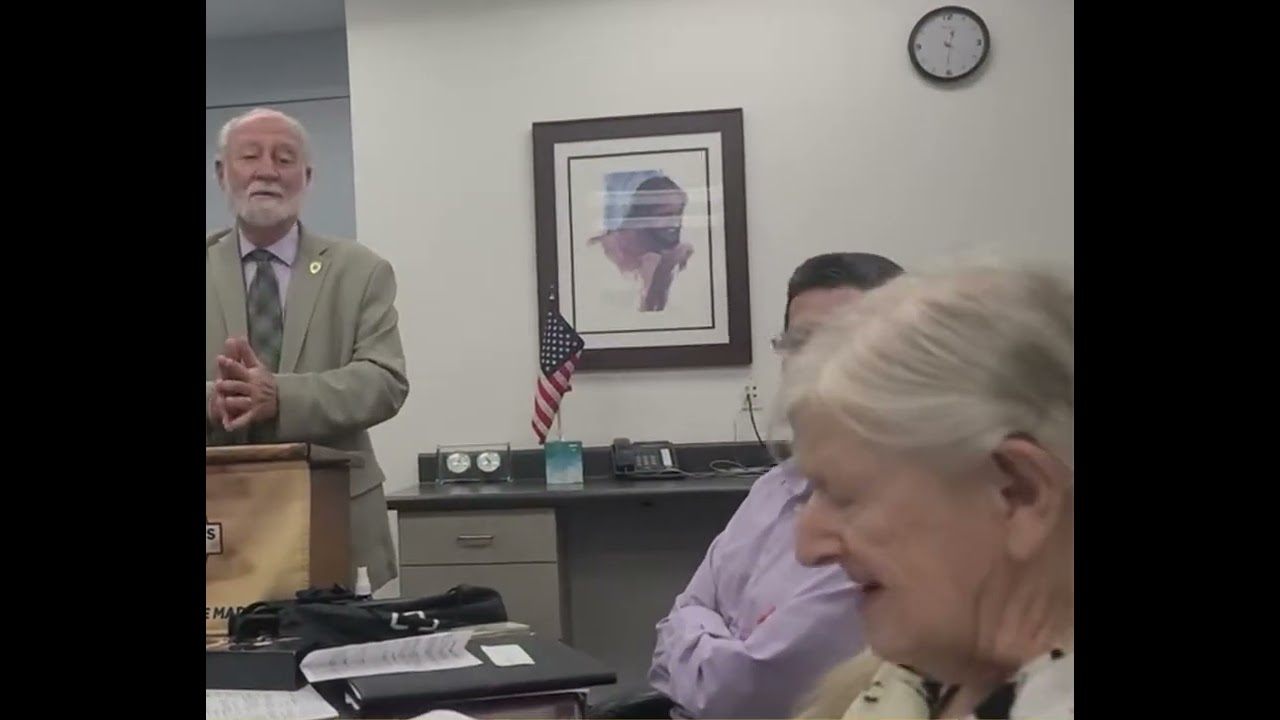 Doug Gillen speaking at Costa Mesa Toastmasters Speak, Lead, Succeed club 9873.  2026 01 28