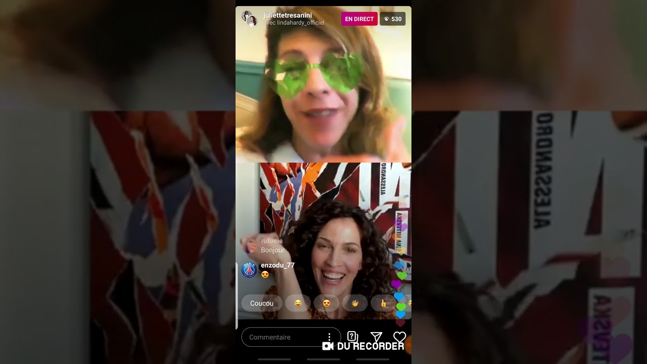 Extrait live Juliette Tresanini et Linda Hardy