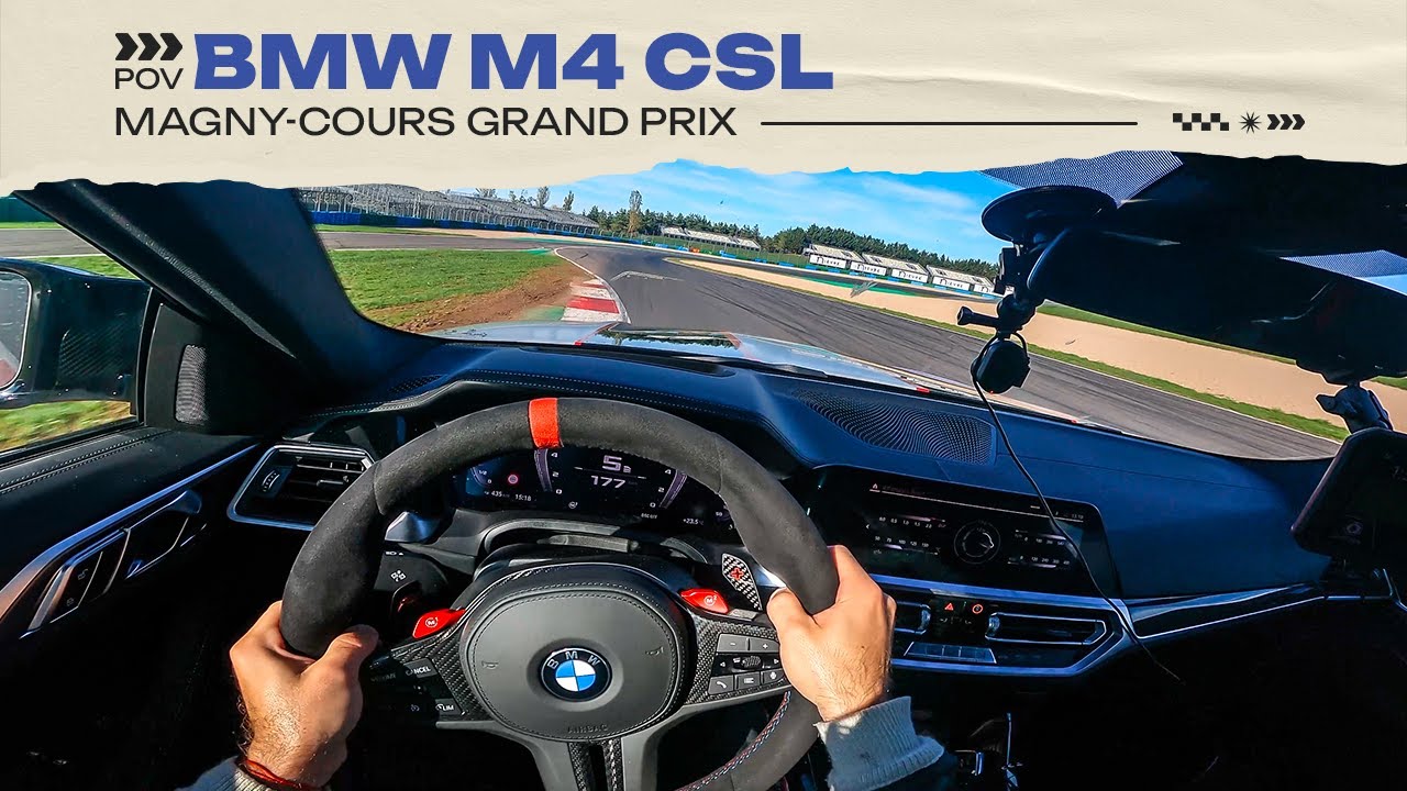 POV | BMW M4 CSL | HOTLAP | MAGNY-COURS