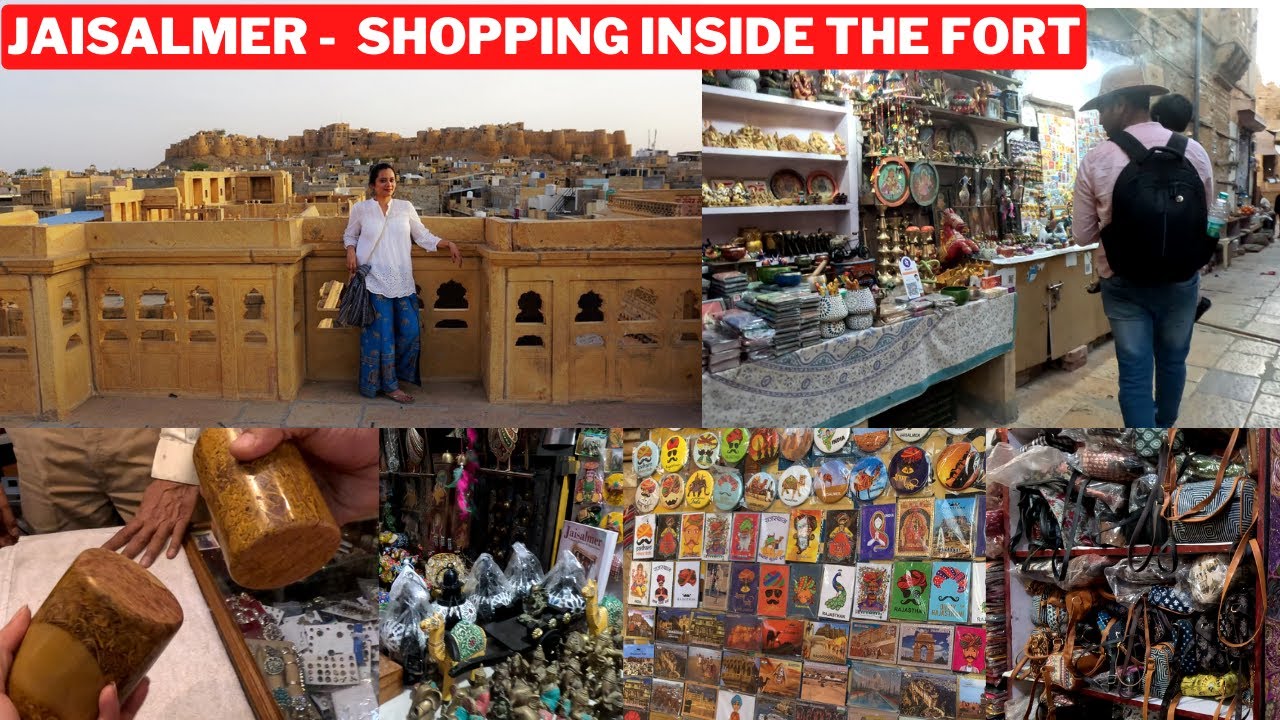 Shopping on Streets - Inside the GOLDEN Fort - Rajasthan Diaries - Jaisalmer -  Ep. 4