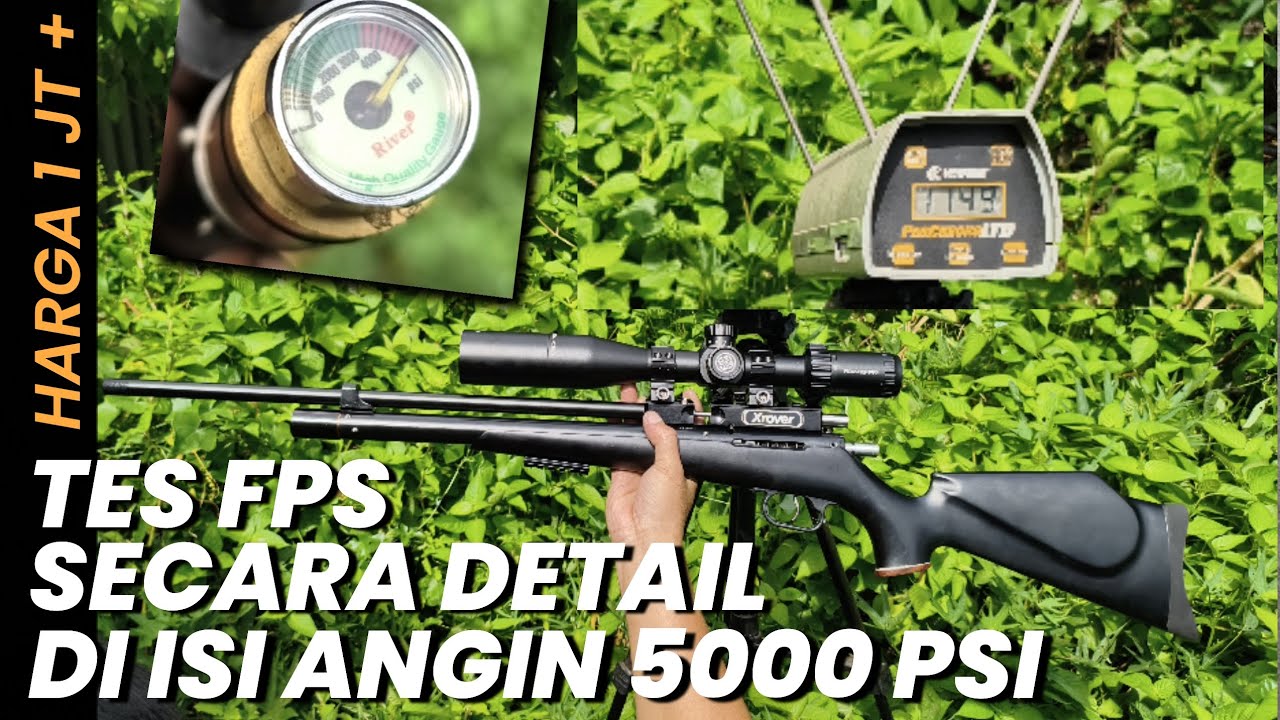 COMPACT = Ringan - Irit - Med.BigGame - Long range  - Senapan Pcp XROVER 3mm 6000 Psi 