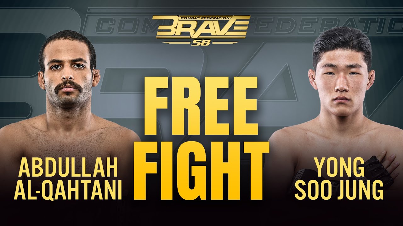 Abdulllah Al Qahtani VS Yong Soo Jung | FULL FIGHT | BRAVE CF 58