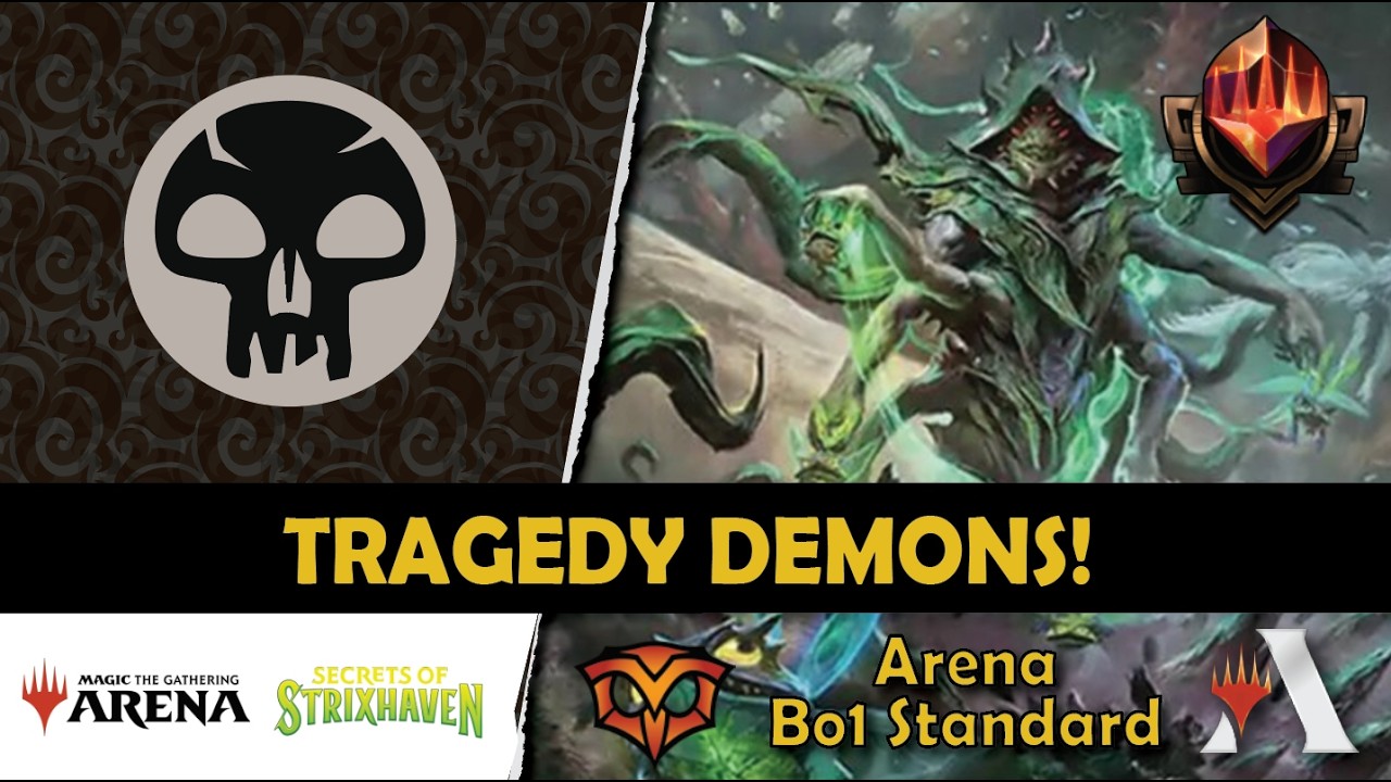 This Deck Punished Every Mythic Player 🔥 #mtg #mtgarena #demons #mythic