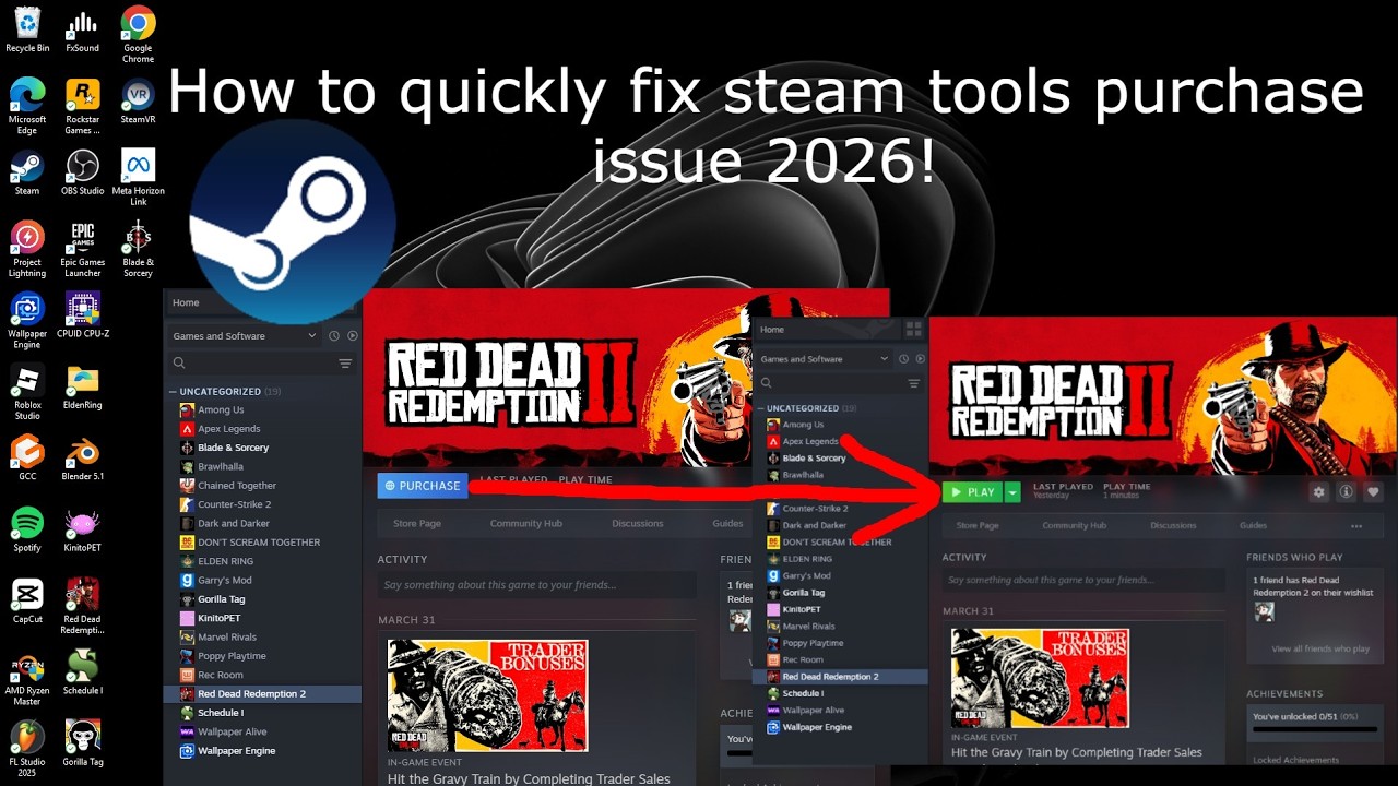 How to fix steam tools purchase error quickly