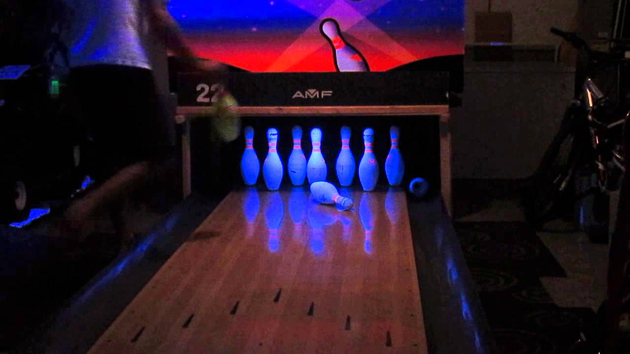 homemade bowling lane