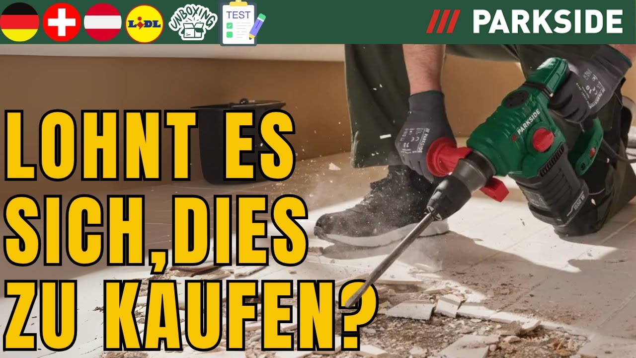 BOHR- UND MEISSELHAMMER Parkside PBH 1550 C1 DEUTSCHLAND DEUTSCH  SWITZERLAND  AUSTRIA LIDL
