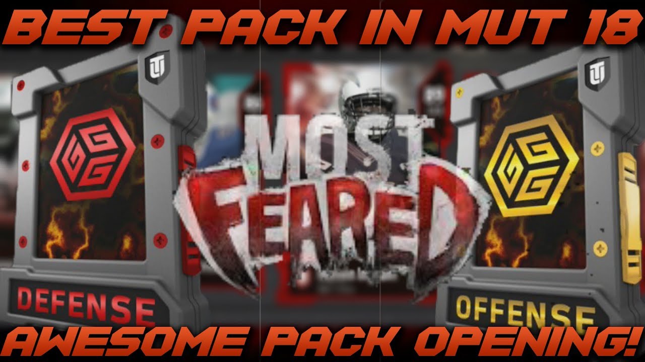 Opening the Best Pack In Mut! Madden 18 Pack Opening Def Fantasy Pack Guaranteed Great Pull!