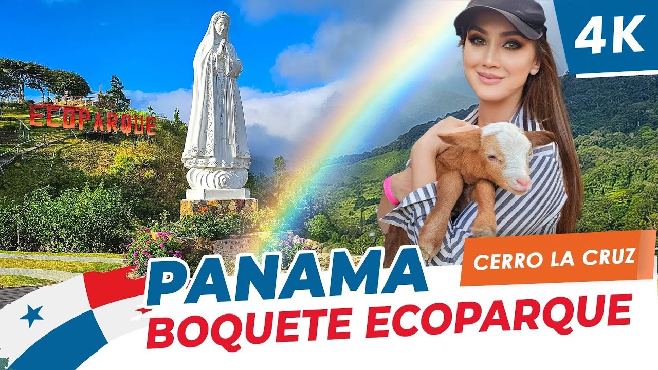 [4K] 🇵🇦 Beautiful Ecoparque Cerro La Cruz | Boquete, Panama Walking Tour