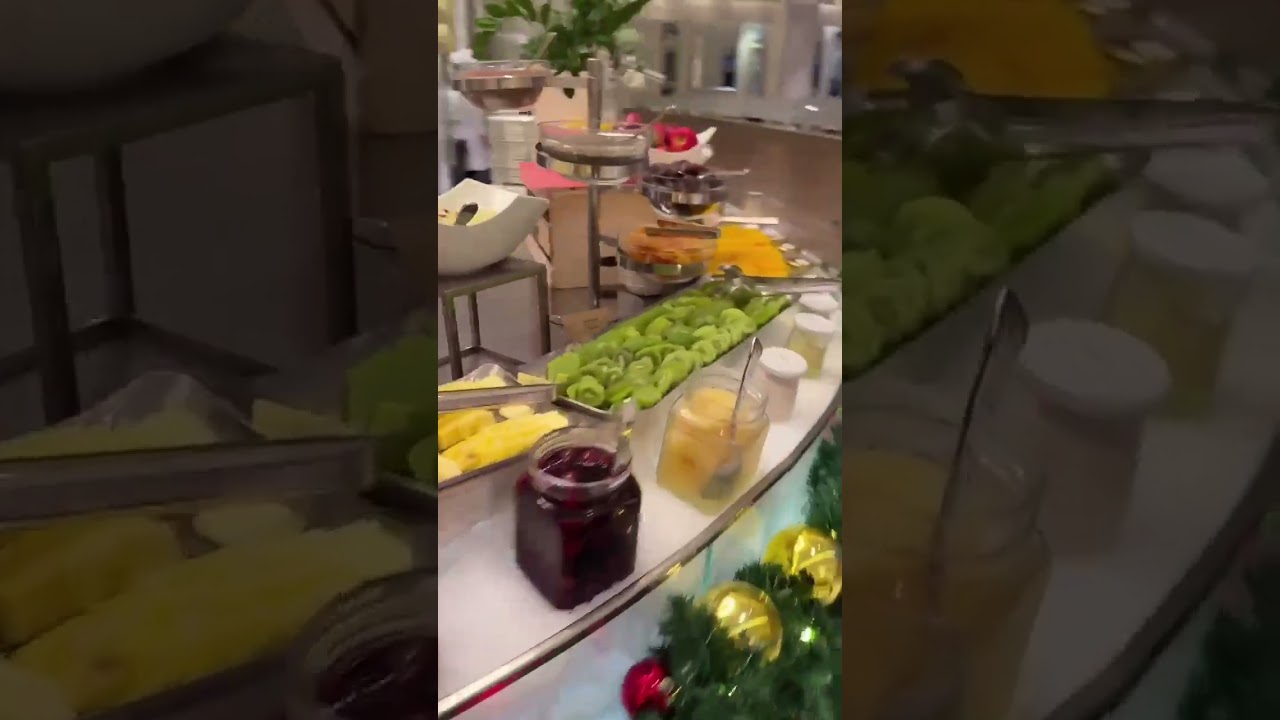 Fairmont flame towers baku #azerbaijan breakfast buffet