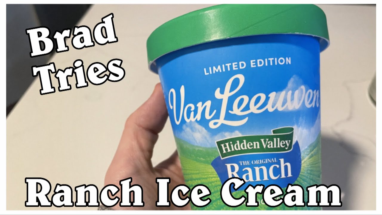 Ranch Dressing Ice Cream | Brad Tries