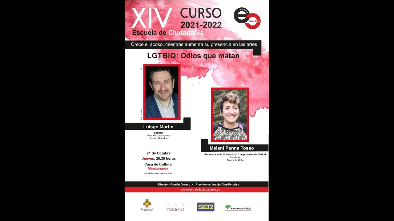 XIV Curso Escuela de Ciudadanía - LGTBIQ+ Odios que matan (EMISIÓN EN DIRECTO)