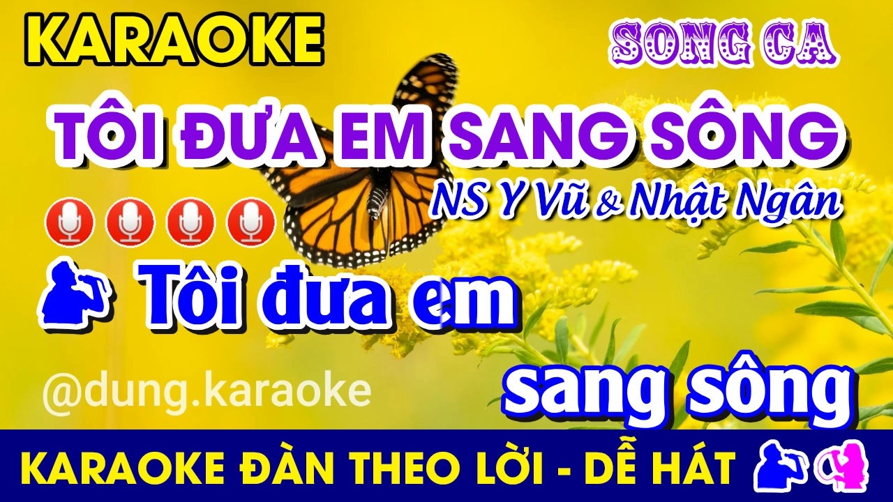 #Karaoke T&Ocirc;I ĐƯA EM SANG S&Ocirc;NG - Tone SONG CA (G#m) Nhạc Sống #ToiDuaEmSangSong #Yvu #NhatNgan #slow