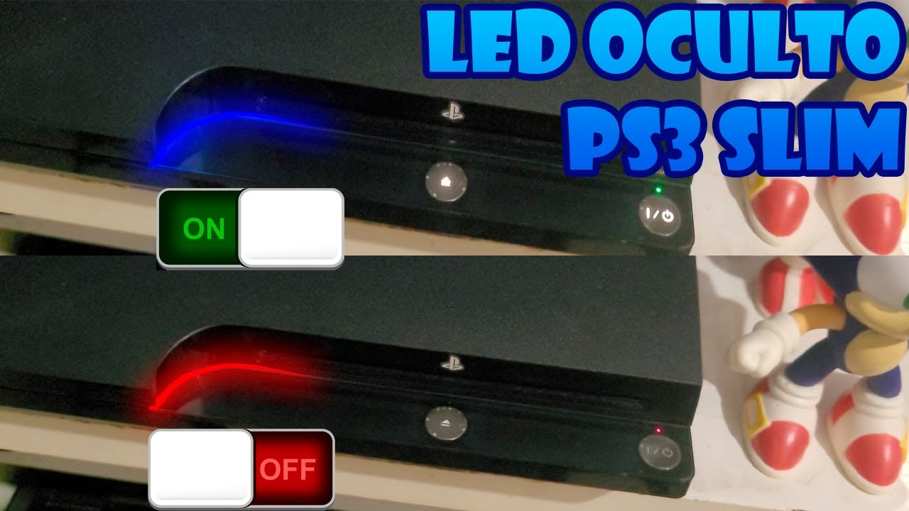 REVIVI um LED OCULTO no PS3 SLIM!!! | Mod Led Oculto