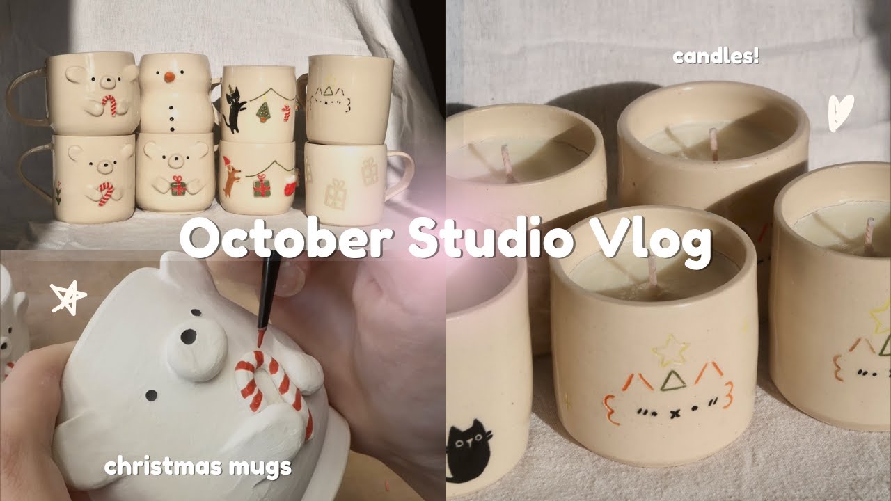 October in the Studio | Christmas Market Prep | Small Ceramics Business Vlog