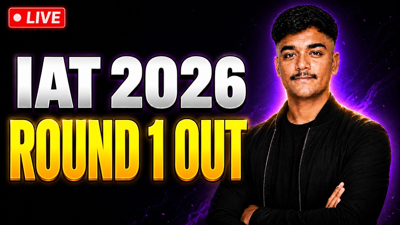 🔴IAT ROUND 1 RESULTS OUT 😱 LIVE 🔴| HOW MUCH WILL BE CUTOFF IN UPCOMING ROUNDS DISSCUSSION...