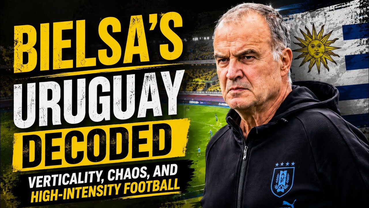 Bielsa&rsquo;s Uruguay Decoded: Verticality, Chaos, and High-Intensity Pressing 🧠⚽