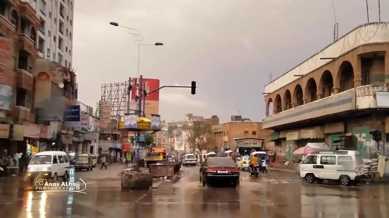 من حي المرور الى وسط مدينه تعز ♡