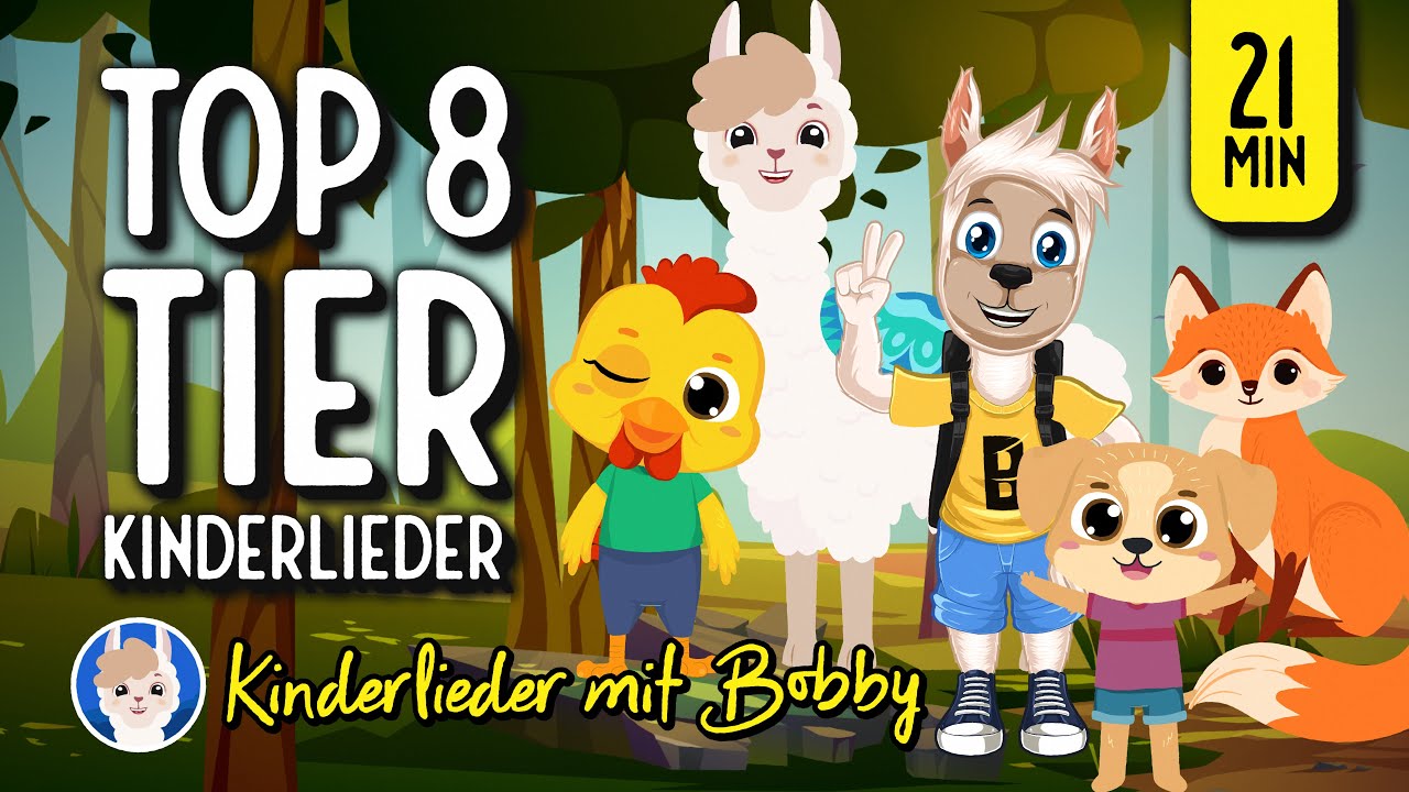 Top 8 Tier Kinderlieder - by Kinderlieder mit Bobby