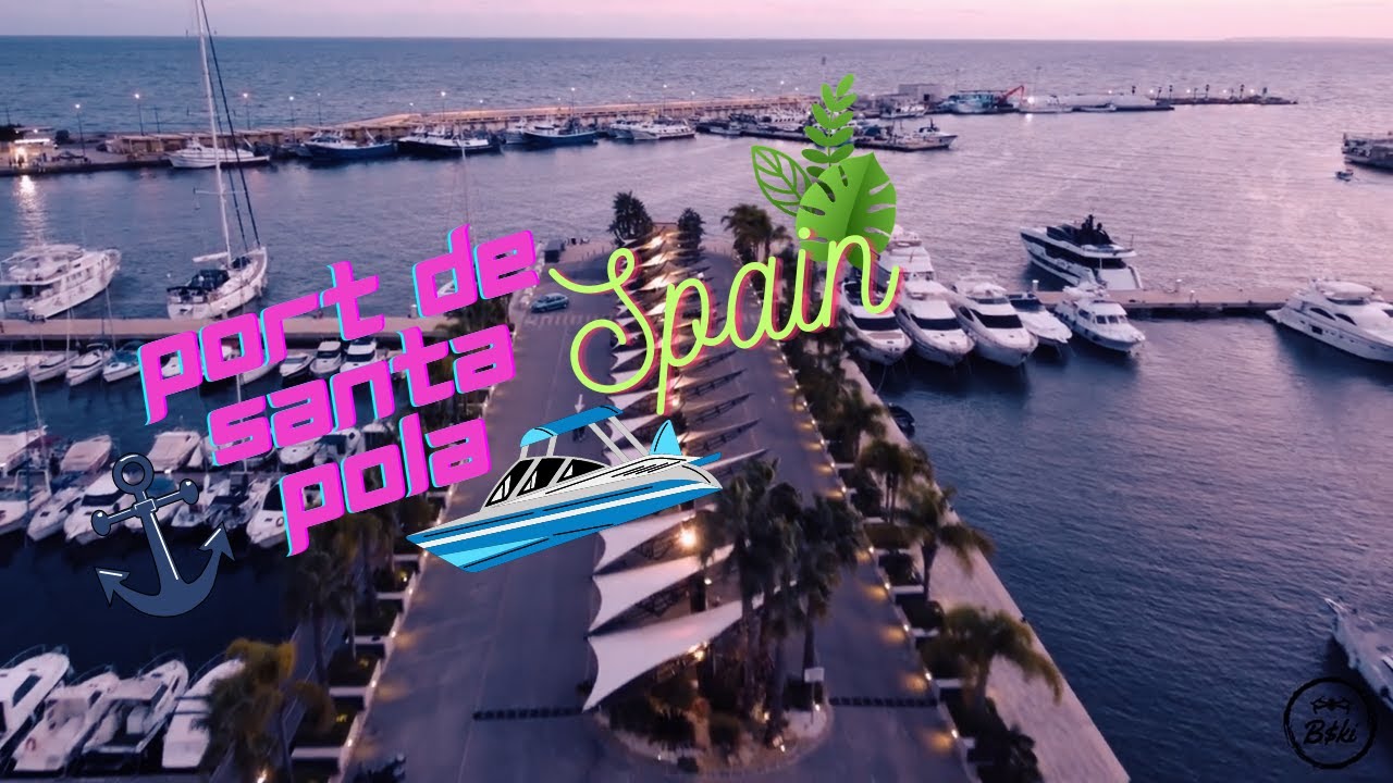 Puerto de Santa Pola - Spain [Drone 4k]