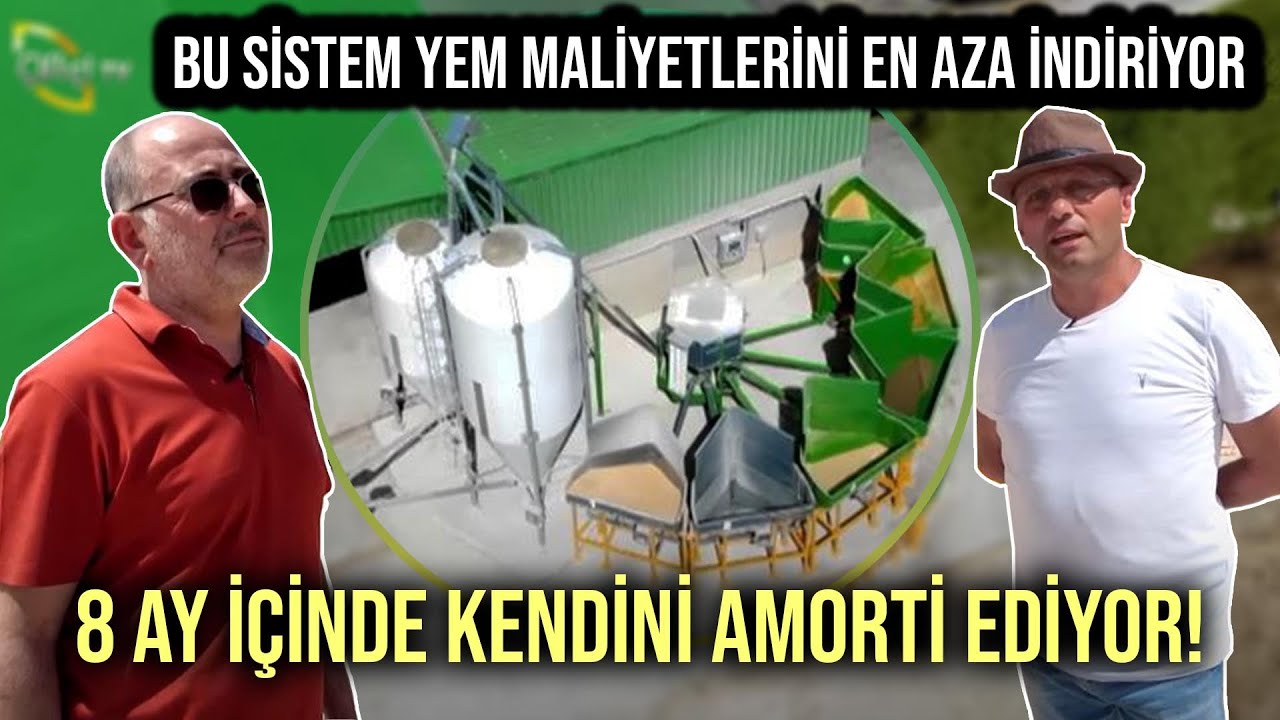 Bu Sistem Yem Maliyetlerini En Aza İndiriyor/8 Ay İçinde Kendini Amorti Ediyor! - Tarım Aktüel