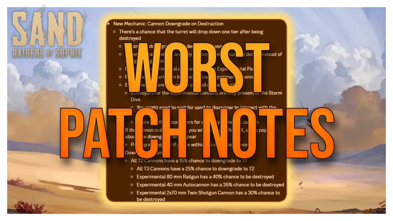 This UPDATE Would KILL The Game | SAND: Raiders of Sophie
