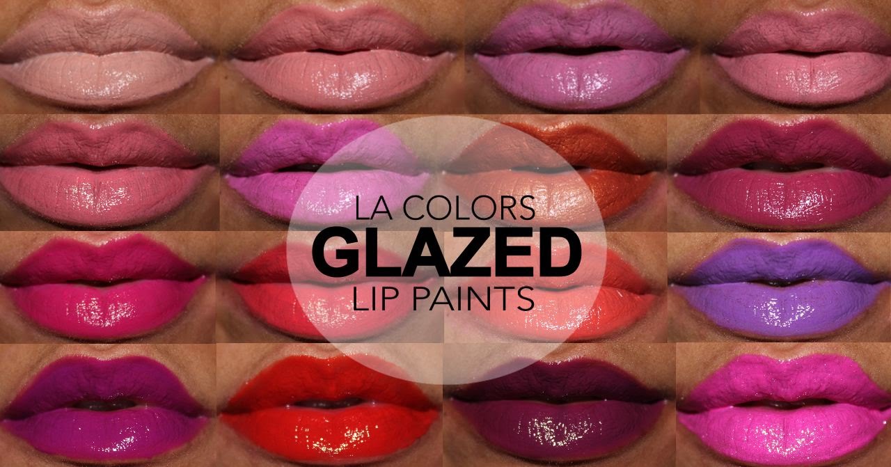 LA Girl Glazed Lip Paints ((ALL 18 SHADES))