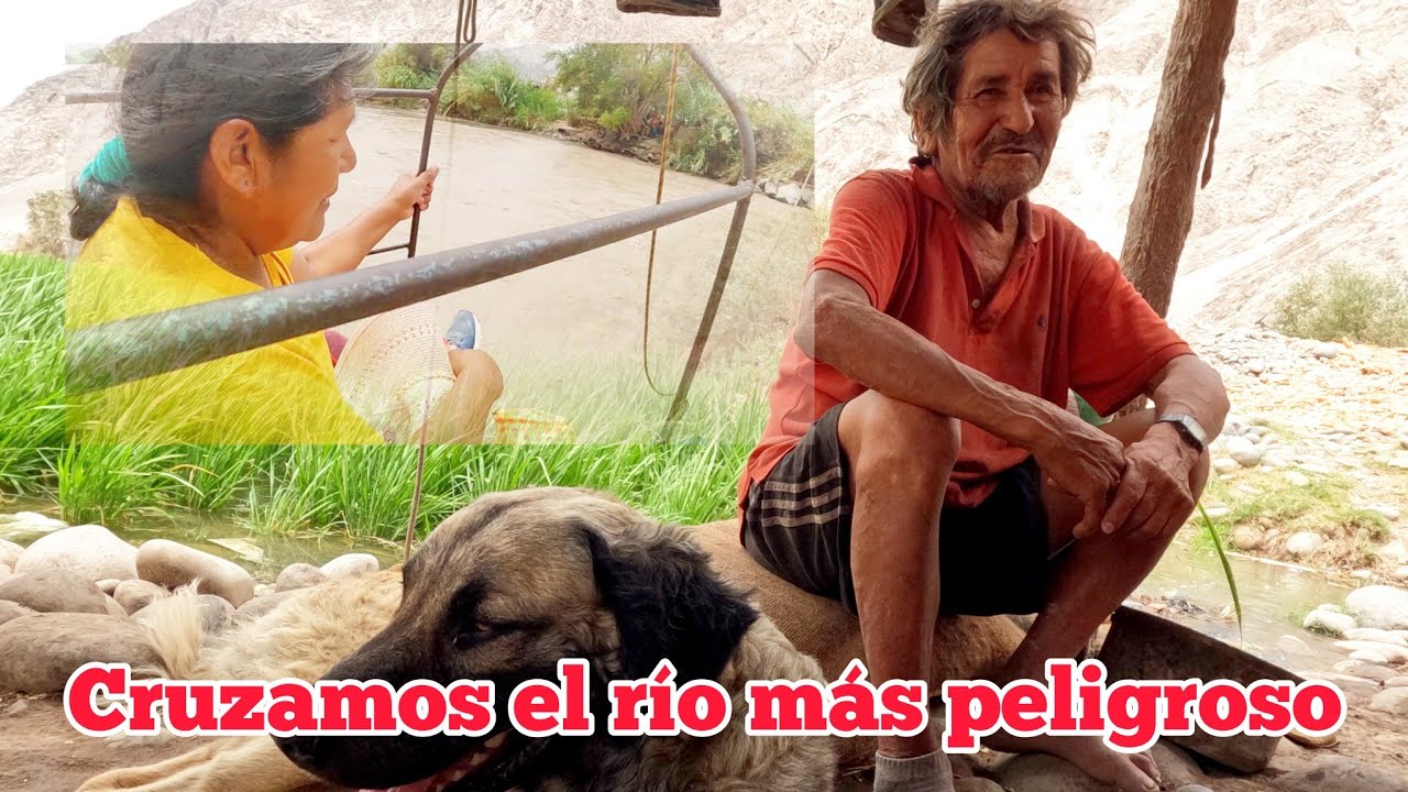 CRUZAMOS EL RIO MAS PELIGROSO para conocer al TIO PALITO, el hombre de 75 años que vive solo