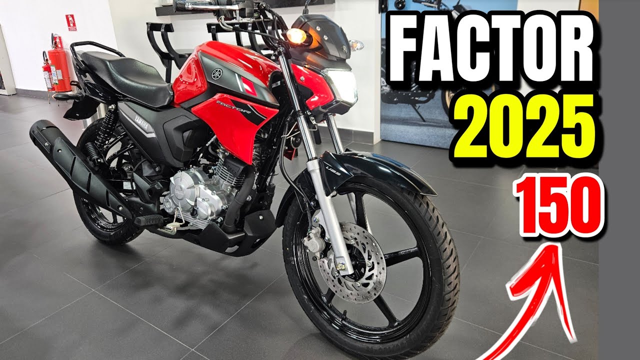 NOVA FACTOR YBR FACTOR 2025 / COMO FICOU? PRE&Ccedil;O #yamaha
