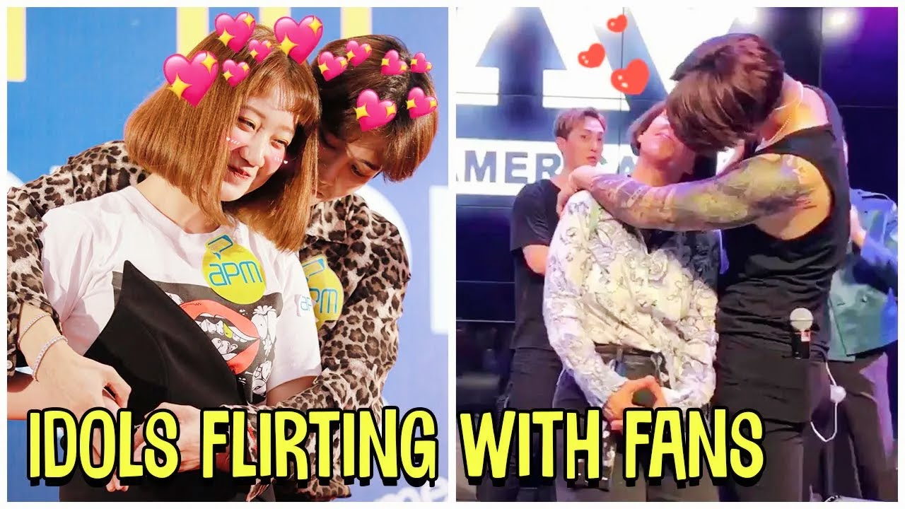 Funny Kpop Idols Flirting With Fans