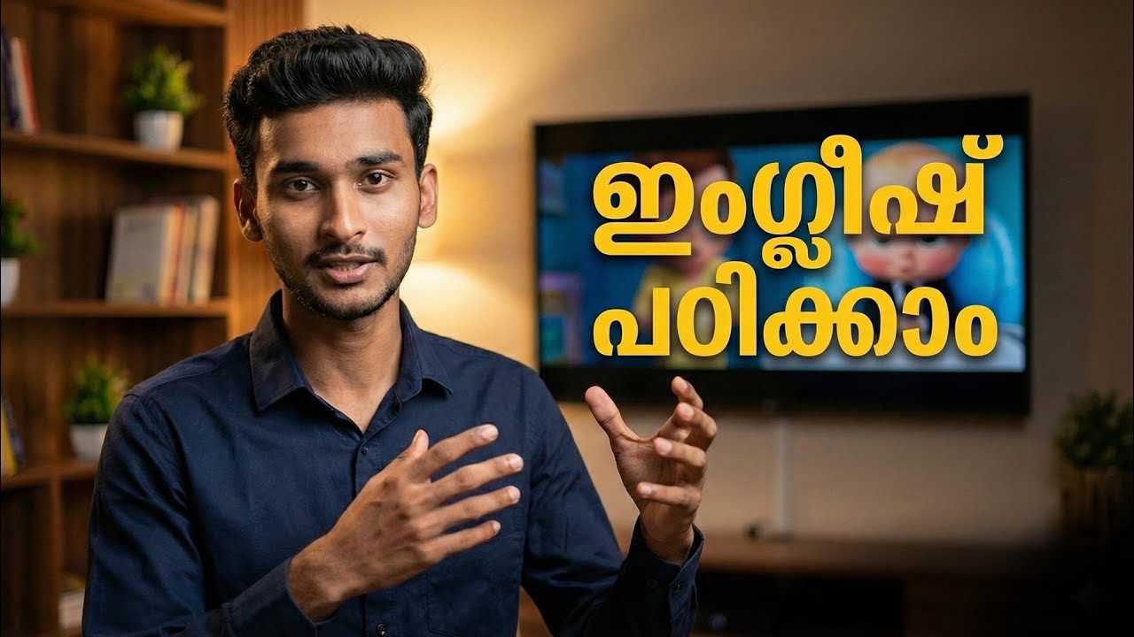 Learn english with boss baby Malayalam 