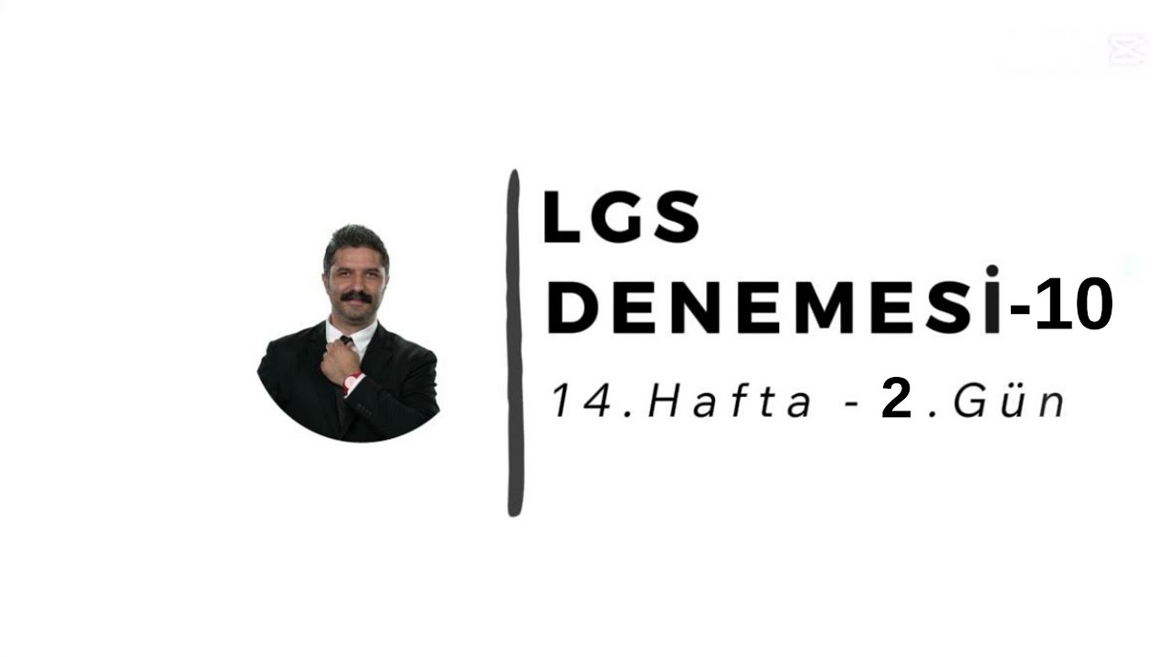 LGS Denemesi - 10 | 14.Hafta - 2.Gün | RÜŞTÜ HOCA