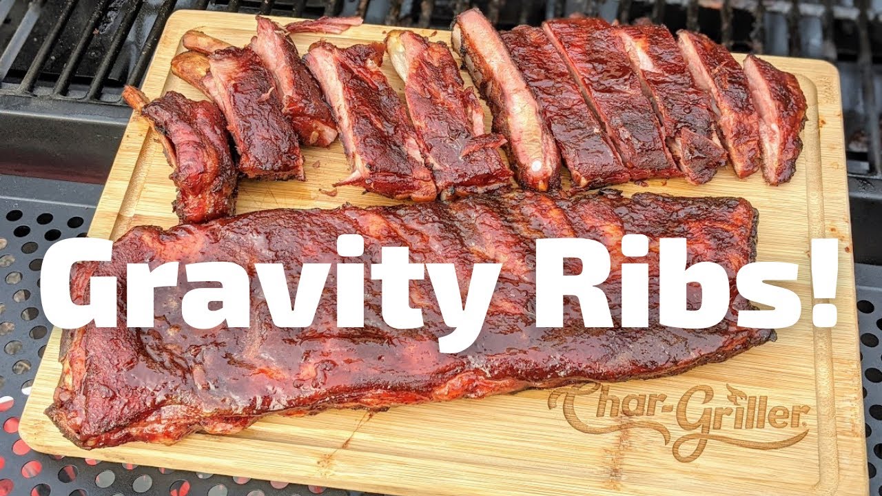 St Louis Ribs on the Char-Griller Gravity 980