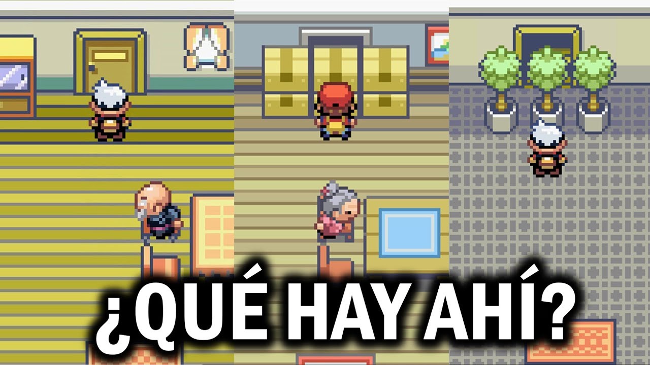 ¿QUÉ HAY DETRÁS DE LAS PUERTAS EXTRAÑAS DE POKÉMON RUBÍ, ZAFIRO, ROJO FUEGO Y ESMERALDA?