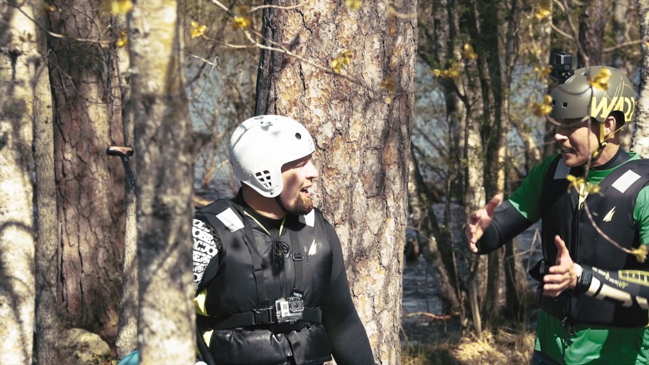 SUP koskenlaskua Ruunaalla - Whitewater SUP-boarding in Ruunaa Finland