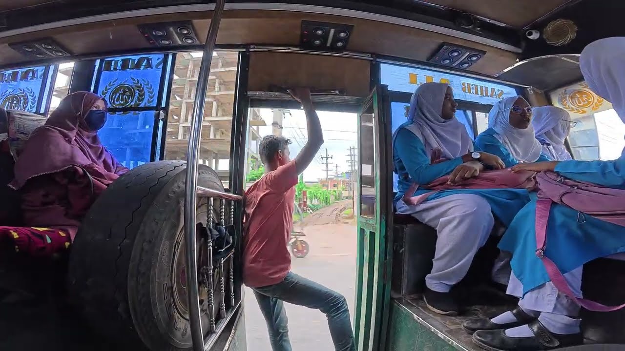 Crowded Local Bus Journey | Real Public Transport Experience