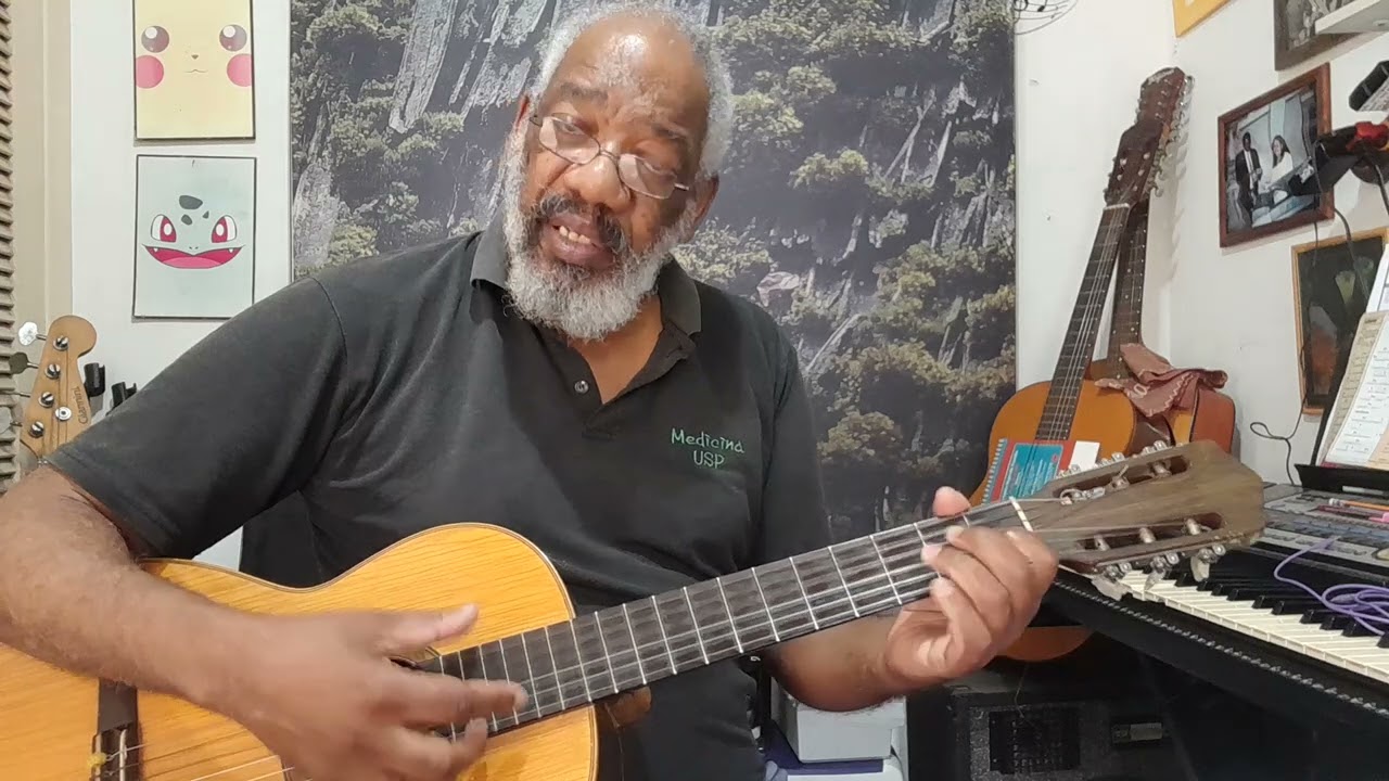 ALINE.  EM LA MAIOR.  SEQUÊNCIA DOS ACORDES PROF JORGINHO LIÇÃO DE CASA 🏠 
