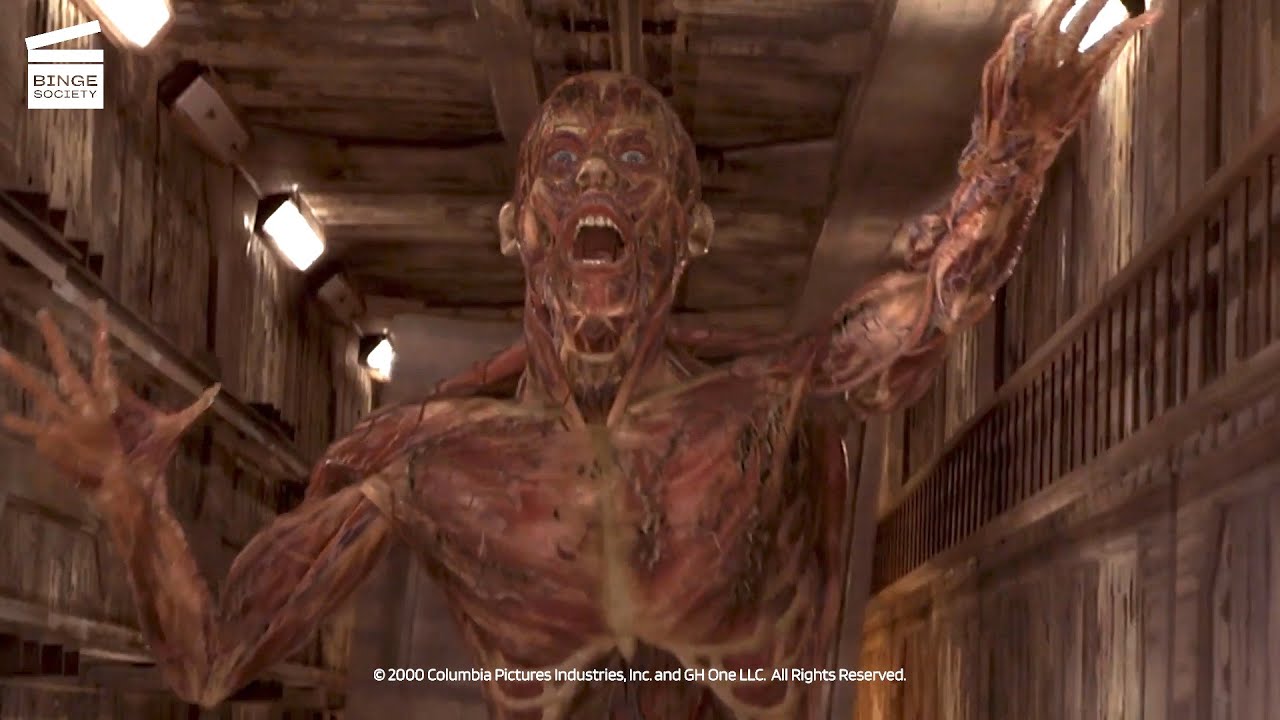 This moment when you fall from the elevator: Hollow Man (HD CLIP)