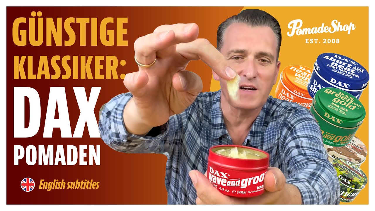 DAX Pomade - Good old classic | German + English subtitles | PomadeShop