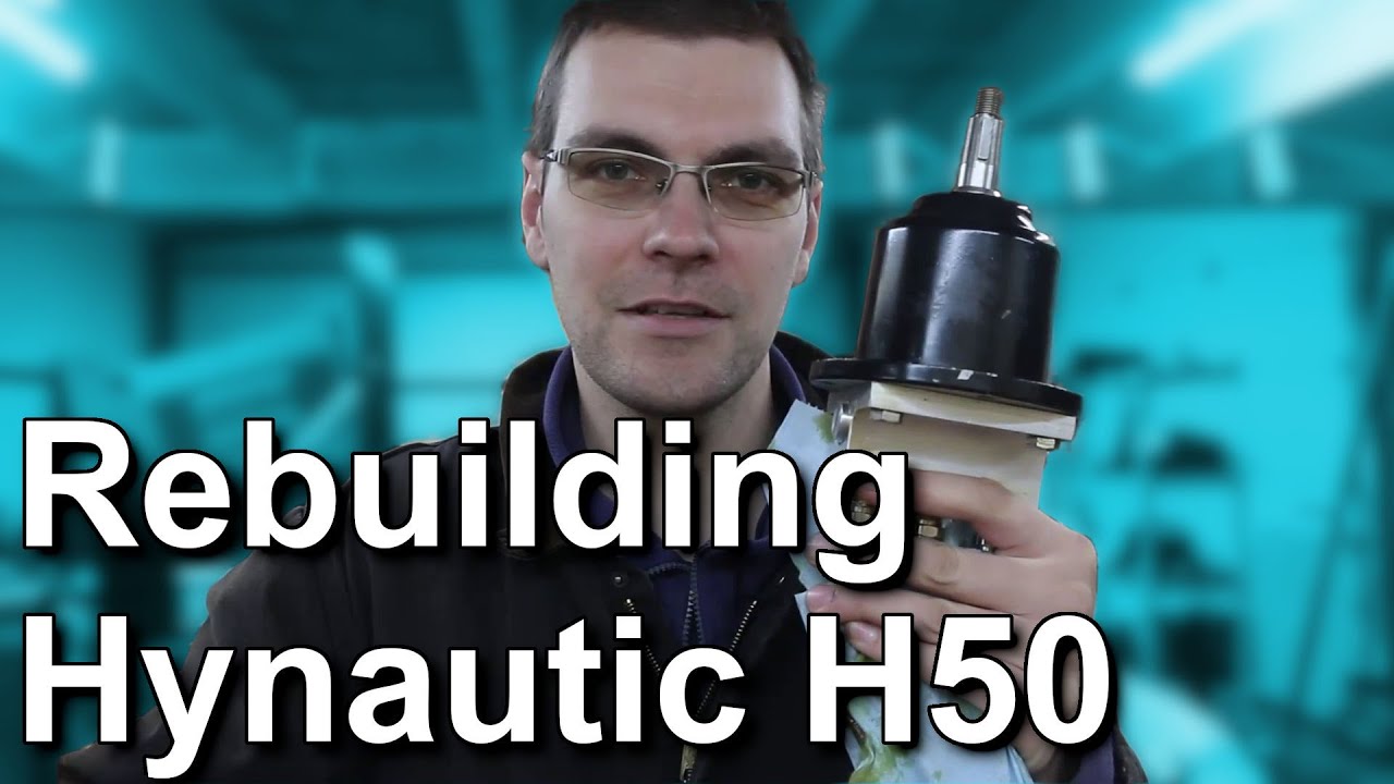 Rebuilding a Hynautic H50 Hydraulic steering helm, All new seals, No more leaks!