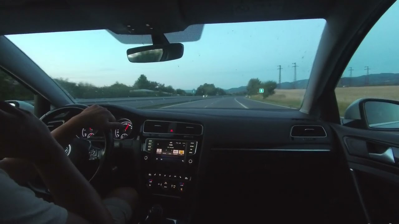 POV Drive Easy Sunday Drive  - Getting Dark