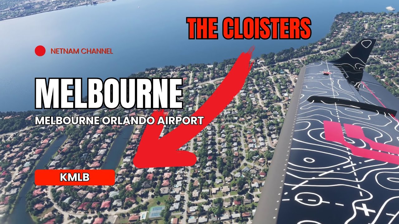 Landing in Melbourne Florida | KMLB (MLB) | Melbourne Orlando International Airport #florida #fs2020