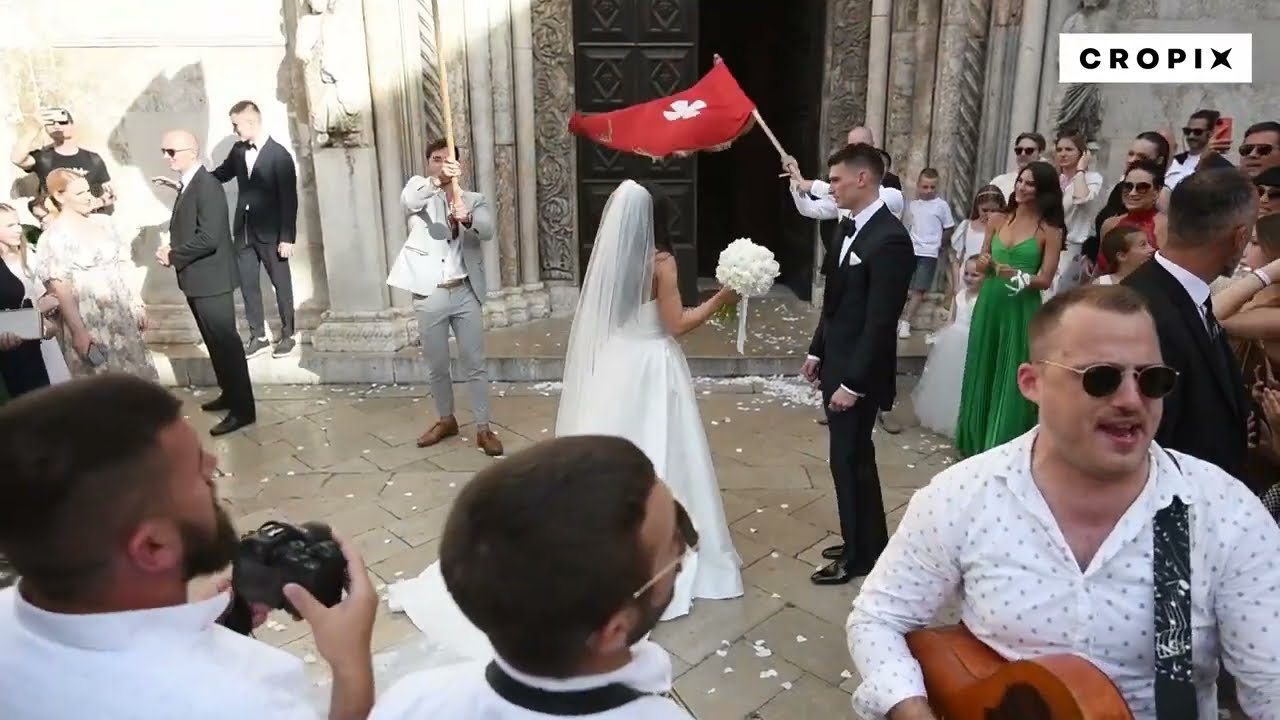 Vjenčanje nogometaša Dominika Livakovića i Helene Matić u Zadru