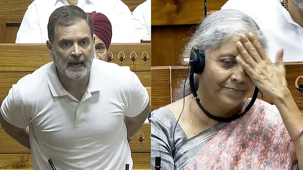 Nirmala Sitharaman Reaction Towards Rahul Gandhi Speech at Lok Sabha | BJP Vs Congress
