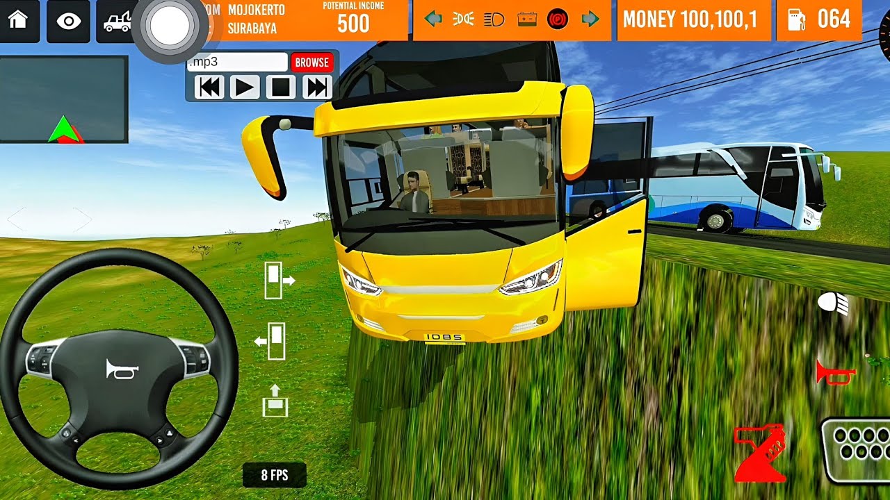 euro coach bus simulator 🤩🚌|| new coach bus simulator part-06 Android gameplay - JENNA BUS GAMER 