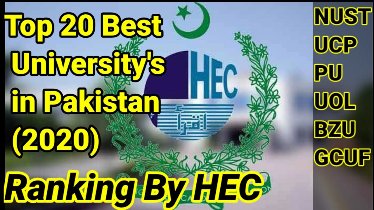 Top 20 Best University's in Pakistan ( 2020 ) / HEC Ranking / Approved by HEC |