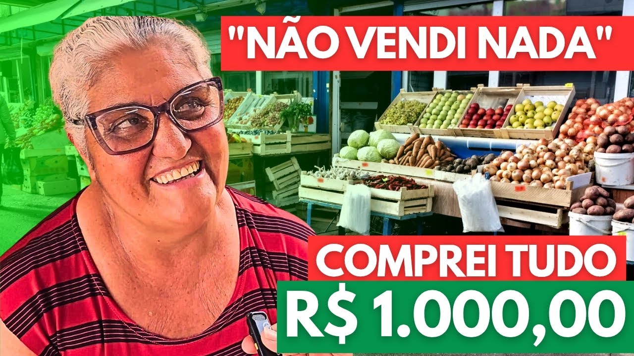 Comprei o mercadinho inteiro com R$1.000 — e a reação dela foi incrível!