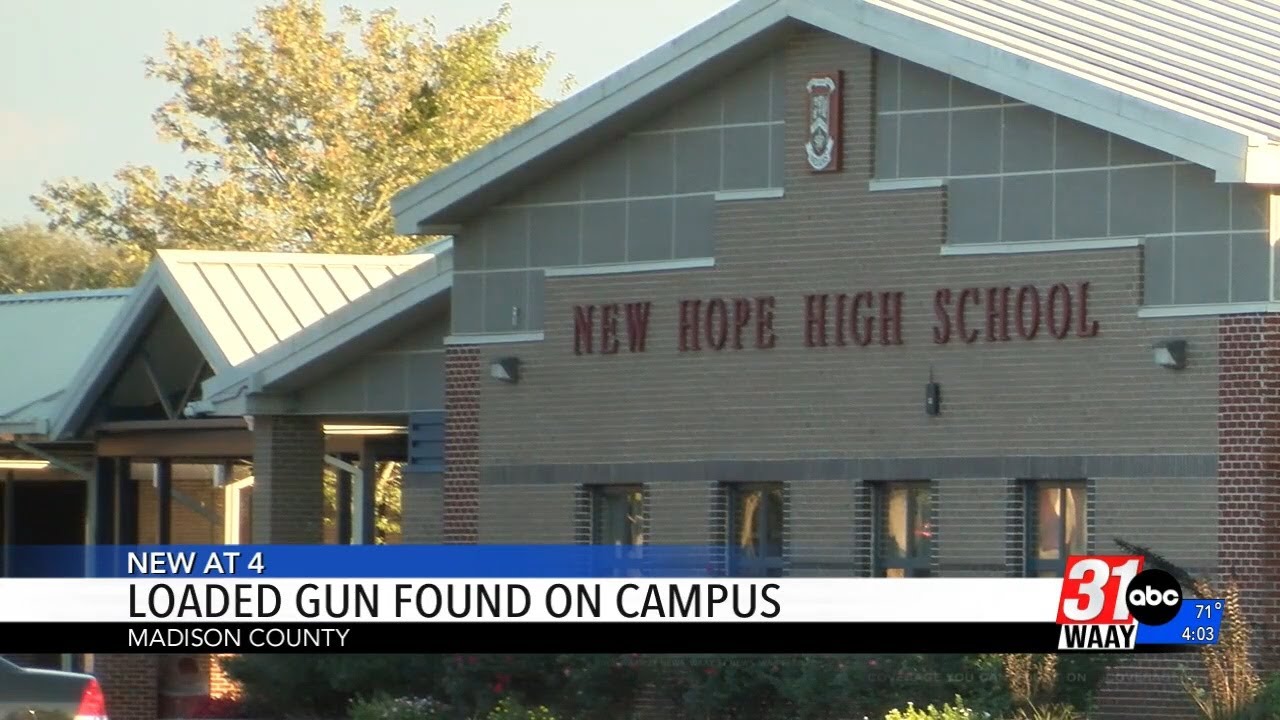 Student arrested after loaded gun found in car at New Hope High School